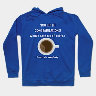 Funny Elf shirt World's Best Cup of Coffee Hoodie